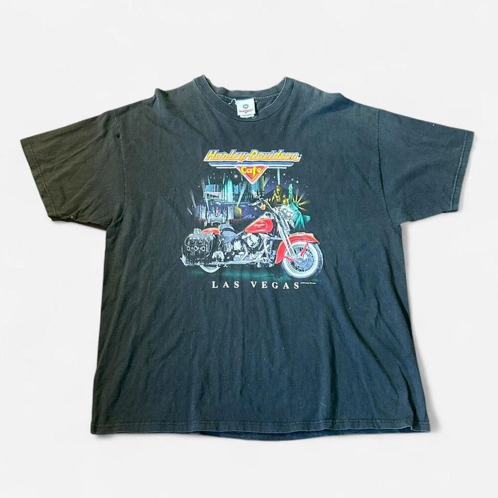 Harley Davidson Cafe VTG 1998 Las Vegas Choppers Graphic T-Shirt